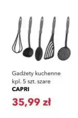 Nela Gadżety kuchenne Capri szare 5-pak oferta
