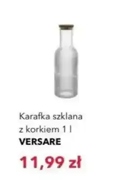 Nela Karafka szklana z korkiem Versare oferta