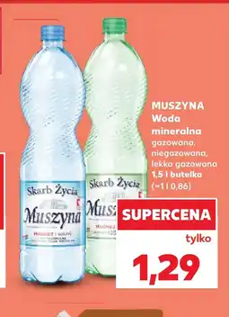 Kaufland Woda niegazowana Muszyna oferta