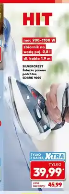 Kaufland Żelazko parowe podróżne Silvercrest SDBRK 1000 oferta