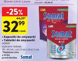 Intermarche Tabletki do zmywarki Somat All in 1 Extra oferta