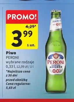 Intermarche Piwo Peroni Nastro Azzurro 0,0% oferta