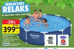 Intermarche Basen stelażowy Bestway Steel Pro oferta