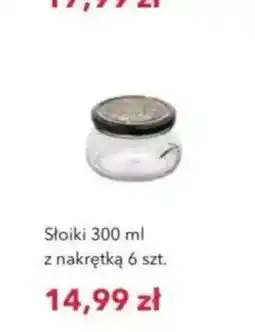 Nela Słoiki z nakrętką 6-pak oferta