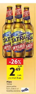 Intermarche Piwo Tatra Jasne Pełne oferta