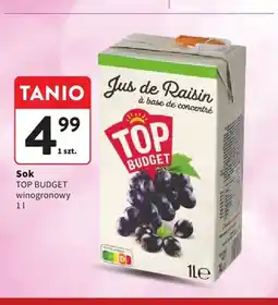 Intermarche Sok Top Budget winogronowy oferta