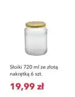 Nela Słoiki ze złotą nakrętką 6-pak oferta