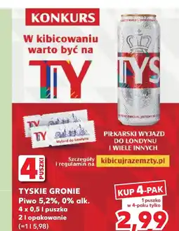 Kaufland Piwo Tyskie oferta