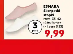 Kaufland Skarpetki stopki Esmara 3-pak oferta