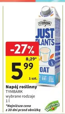 Intermarche Napój roślinny Tymbark Just Plants oferta