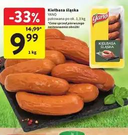 Intermarche Kiełbasa śląska Yano oferta