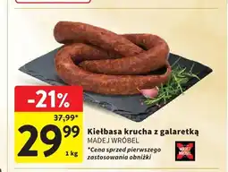 Intermarche Kiełbasa krucha z galaretką Madej Wróbel oferta