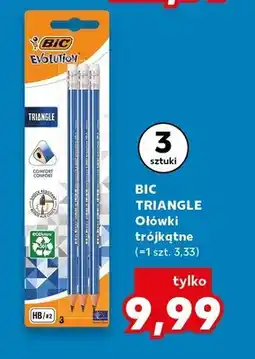 Kaufland Ołówki trójkątne BIC Triangle 3-pak oferta