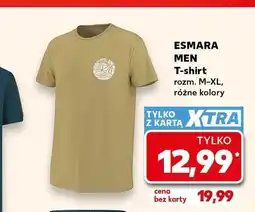 Kaufland T-shirt męski ESMARA MEN oferta