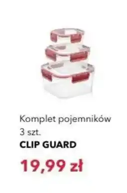 Nela Komplet pojemników Clip Guard 3-pak oferta
