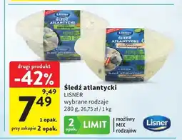 Intermarche Śledź atlantycki koperkowy Lisner oferta