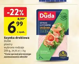 Intermarche Szynka drobiowa gotowana Duda oferta