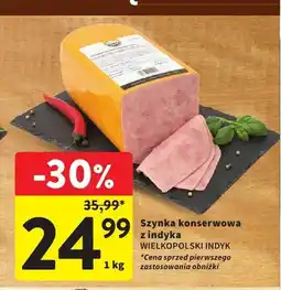 Intermarche Szynka konserwowa z indyka Wielkopolski Indyk oferta