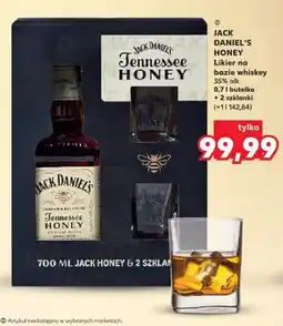 Kaufland Likier Jack Daniel's Tennessee Honey + 2 szklanki oferta