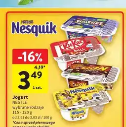 Intermarche Jogurt Nestle Smarties oferta