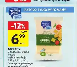 Intermarche Ser żółty Gouda Z Mlecznej Drogi kostka oferta