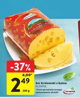 Intermarche Ser Królewski z Kolna Mlekpol oferta