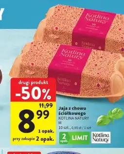 Intermarche Jaja z chowu ściółkowego Kotlina Natury M oferta
