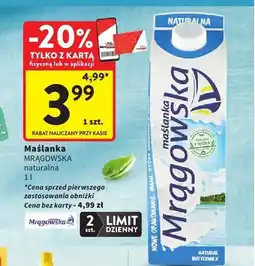 Intermarche Maślanka Mrągowska naturalna oferta