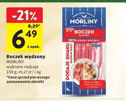 Intermarche Boczek wędzony parzony Morliny oferta
