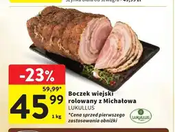 Intermarche Boczek wiejski rolowany z Michałowa Lukullus oferta