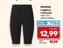 Kaufland Legginsy rowerowe Esmara oferta