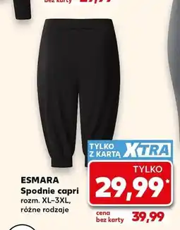 Kaufland Spodnie capri Esmara oferta