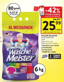 Intermarche Proszek do prania WäscheMeister Color oferta