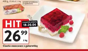 Intermarche Ciasto owocowe z galaretką oferta