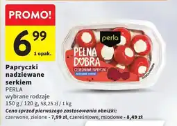 Intermarche Papryczki nadziewane serkiem Perla Pełna Dobra czerwone oferta