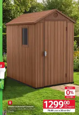 Selgros Domek ogrodowy oferta
