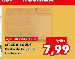 Kaufland Deska do krojenia bambusowa SPICE & SOUL oferta