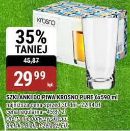 bi1 Szklanki do piwa krosno pure oferta