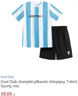 Smyk Cool Club, Komplet piłkarski chłopięcy, T-shirt, Szorty, mix oferta