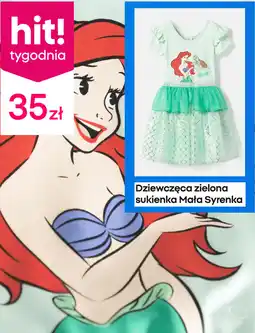 Pepco Dziewczęca zielona sukienka Mała Syrenka oferta