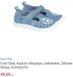 Smyk Cool Club, Kapcie chłopięce, niebieskie, Zdrowa Stopa, Comfort-Fit oferta