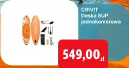 Lidl CRIVIT Deska SUP jednokomorowa oferta