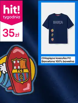 Pepco Chłopięca koszulka FC Barcelona 100% bawełna oferta