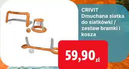 Lidl CRIVIT Dmuchana siatka do siatkówki / zestaw bramki i kosza oferta