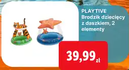 Lidl PLAYTIVE Brodzik dziecięcy z daszkiem, 2 elementy oferta