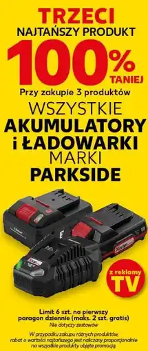 Kaufland Wszystkie akumulatory i ładowarki marki Parkside oferta
