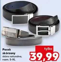 Kaufland Pasek skórzany oferta