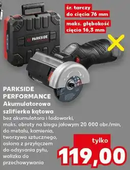 Kaufland PARKSIDE PERFORMANCE Akumulatorowa szlifierka kątowa oferta
