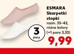 Kaufland ESMARA Skarpetki stopki oferta