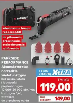 Kaufland PARKSIDE PERFORMANCE Akumulatorowe narzędzie wielofunkcyjne oferta